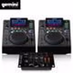 Double Platines Lecteurs LCD Gemini MDJ-500 Pro USB MP3 Media Player Mode MIDI + Table de Mixage