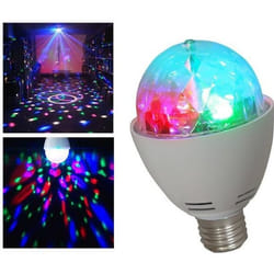 Ampoule LED - Ibiza Light - ASTRO MINI - E27 - 3W - Effet rotatif RVB multi-couleurs