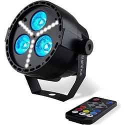 Projecteur PAR à LEDs RGBW 4-en-1 + Stroboscope à LED SMD - Ibiza Light PAR-MINI-STR