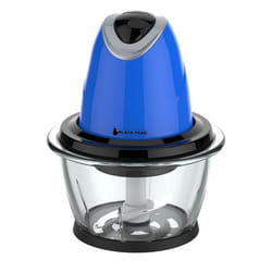 Hachoir électrique Blackpear BHA 013 - Bleu - 300W - Bol en verre - Capacité 1L