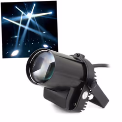 Jeu de lumière à LED Blanc de 5W pour Djs ou Déco - Ibiza light