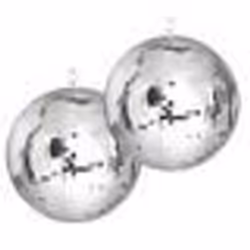 Pack Light Sono éclairage DJ Fête Mariage Anniversaire - 2 Enormes Boules à facettes 50 cm Ibiza MB020