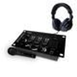 Table de mixage - Ibiza sound MIX800 - 3 voies 5 entrées - casque DJ - micro noir