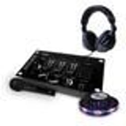 Table de mixage - Ibiza sound - casque DJ - micro noir - jeu de lumière effet UFO Ovni