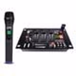 Table de mixage - Ibiza Sound DJ21 4 voies 7 entrées USB + Micro sans fil VHF via USB