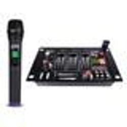 Table de mixage - Ibiza Sound DJ21 4 voies 7 entrées USB + Micro sans fil VHF via USB