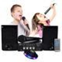 Kit Karaoké - PARTY-KA100 - Multi COLOR LED RVB - USB - Bluetooth - Pour Enfants