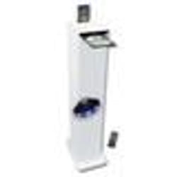 Tour de son - WHITETOWER - Lecteur CD Bluetooth FM USB - 60W - Jeu de lumière LED OVNI