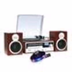 Chaîne Hi-Fi - Inovalley - CH14E - 80W - Bluetooth 4.2 - Jeu de lumière LED OVNI