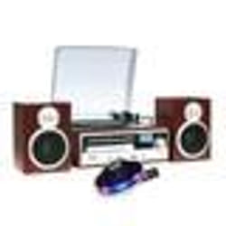Chaîne Hi-Fi - Inovalley - CH14E - 80W - Bluetooth 4.2 - Jeu de lumière LED OVNI