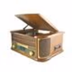 Chaîne Hi-Fi - INOVALLEY - RETRO29-E - Bluetooth V5.0 - Encode vinyles/MP3 - Jeu de lumière LED