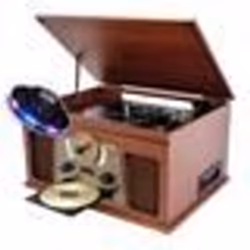 Chaîne Hifi - INOVALLEY - RETRO10E-BTH-N - Bluetooth - Fonction encoding - Vinyle CD K7