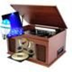 Chaîne Hifi - INOVALLEY - RETRO10E-BTH-N - Bluetooth - Fonction encoding - Vinyle CD K7