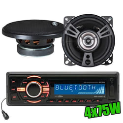 Autoradio Caliber Rmd046bt-2 75w X 4 Bluetooth + 2 Haut Parleurs De 100w Xsound