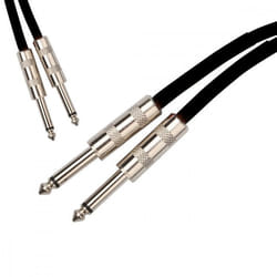 Câbles audio 2x Jack Mono MALE 6.35mm - Longueur 5M