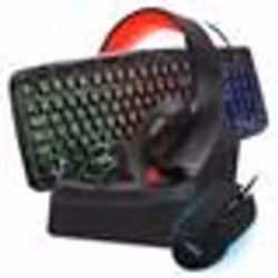 Pack Pro Gamer - AMSTRAD - WARRIORS - Clavier AZERTY - Souris Filaire - Retro-éclairage RVB