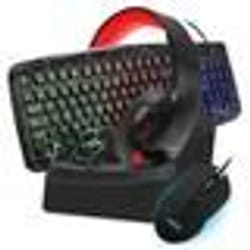 Pack Pro Gamer - AMSTRAD - WARRIORS - Clavier AZERTY - Souris Filaire - Retro-éclairage RVB