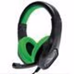 Casque Pro Gamer Amstrad AMS H888 GREEN 40mm Power Bass avec micro intégré réglage volume