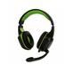 Casque Pro Gamer Amstrad Basic AMS H555 vert avec Rétroéclairage LED - 40mm Power Bass avec micro intégré réglage volume