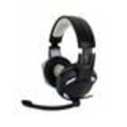 Casque Pro Gamer Amstrad Basic AMS H555 blanc avec Rétroéclairage LED - 40mm Power Bass avec micro intégré réglage volume