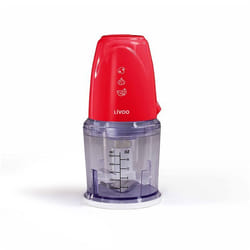 Hachoir électrique multifonction couleur Rouge Livoo - Capacité 05L - 2 vitesses DOP207R
