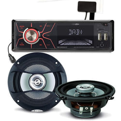 Pack Sono Voiture Autoradio Rmd060dab-bt 4x75w + 2 Hauts Parleurs 13cm 100w