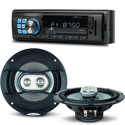 Pack sono voiture Autoradio Muse M-195 BT 160 Watts + 2 haut parleurs 165m 120W
