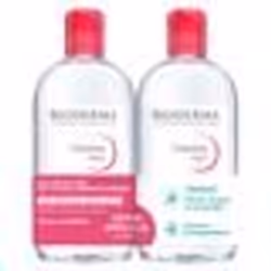 Eau Micellaire BIODERMA Créaline H2O pour peaux sensibles normales à mixtes - lot de 2x500ml