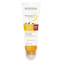 Crème et Stick à Lèvres - Bioderma - Photoderm Duo 50+ - 20ml + 2g - Hypoallergénique - Protection UV