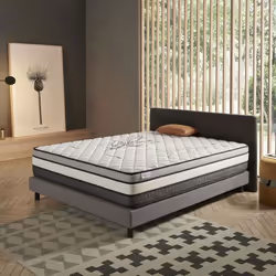Matelas Naturalex - COSMOS - SOLAR - Mousse mémoire de forme HR Blue Latex Hypoallergénique - 135x190 cm