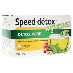Nutreov Speed Détox Détox Pure Infusion Bio 20 Sachets