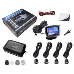 Radars de recul sonore avec écran LCD VEGA® Marque Française 4 capteurs gris foncés
