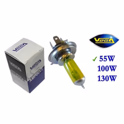 1 ampoule Vega® Jaune ancien H4 60W/55W P43t Marque Française 12V