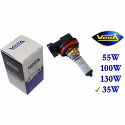 1 ampoule Vega® Halogène Maxi H8 35W PGJ19-1 Marque Française Homologuée 12V