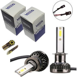 2 ampoules Full Leds COB 360° Vega® 2 ampoules H1 12V 24V