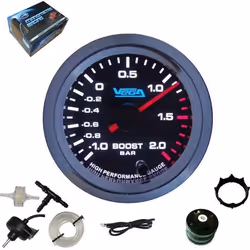 Manomètre - Vega® - Haute Précision - Plage -1 à 2 bars - 52 mm - 7 Couleurs