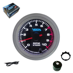 Compte-tours Vega® 4 6 et 8 cylindres 4 temps 0-10000 tours-min 7 couleurs 52 mm