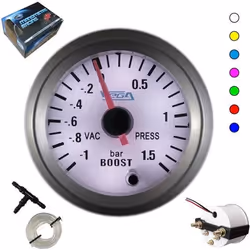 Manomètre - Vega® - Pression Turbo - Plage -1 à 2 bars - 7 couleurs - 52 mm
