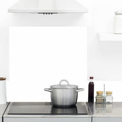 Crédence de cuisine - TESA - Total White - Aluminium - 60x70cm - Finition satinée
