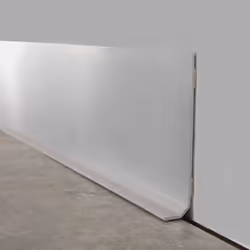 Plinthe PVC - TESA - Lot de 10 - Alu Brossé - 1m - Adhésive - Intérieur