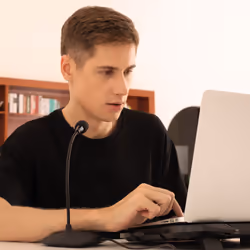 KLIM Talk Noir Microphone de table
