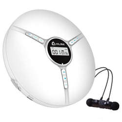 KLIM Discman – Lecteur CD Portable avec Batterie Intégrée + Écouteurs KLIM Fusion - Mini Walkman CD Baladeur CD Compact