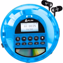Lecteur CD Portable KLIM Nomad Bleu