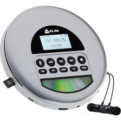 KLIM Nomad Lecteur CD Portable avec Batterie Intégrée Longue Durée - Gris
