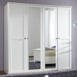Armoire de rangement coloris blanc - Dim : 180 x 58 x 210 cm Pegane