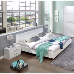 Offrez-vous le design et l'harmonie de cette chambre à coucher fonctionnelle et moderne, elle se compose d'un lit futon deux ...