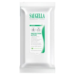 Saugella Expert Antiseptique Lingettes Intimes Nettoyantes 15 Lingettes