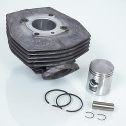 Kit cylindre piston alu FDM grandes ailettes pour mobylette Peugeot 103 SP - MFPN : alu grandes ailettes-92596-2N