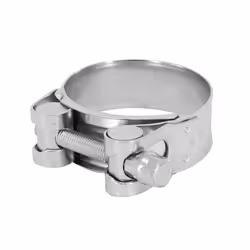 Collier de serrage à vis pour manchon pot déchappement Ø51 à 55mm moto scooter