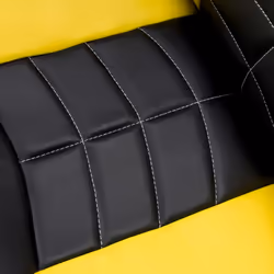 Subsonic Batman Junior Siège de jeu sur PC Siège capitonné Noir, Jaune - Vue supplémentaire 10